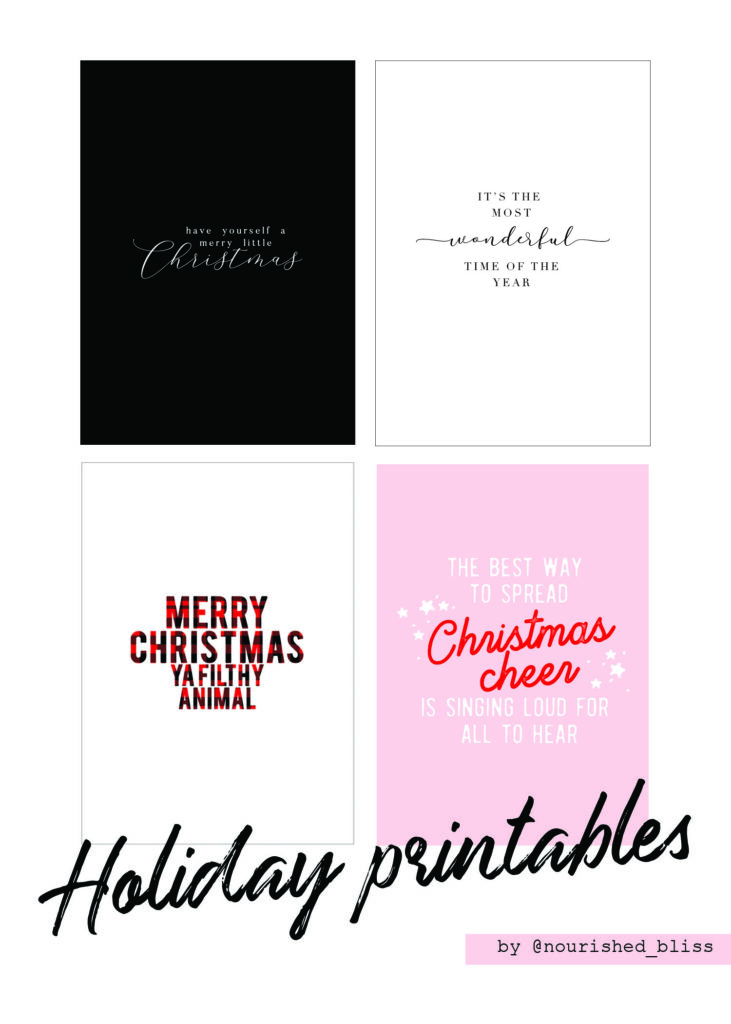 Holiday Printables